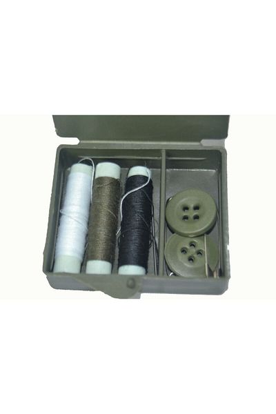 Silyon Askeri Giyim Novice and Operated Military Material Sewing Set Full Set Needle Thread Button