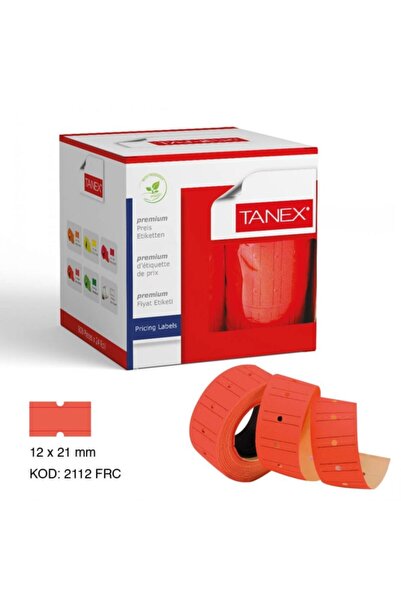 Tanex Cena: Prugasto Fluorescentno crvena 12'li