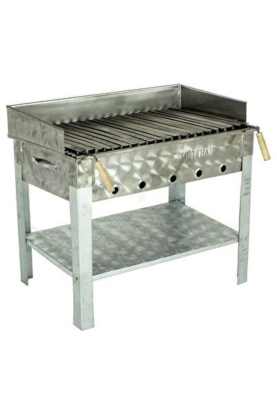 METEHAN MANGAL SOBA Lama Izgaralı Pervazlı Krom Mangal Mth-283