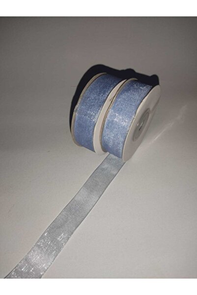 Özcan Ambalaj 2 cm organza traka, bebi plava – traka