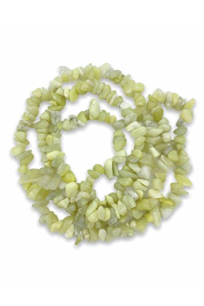 Hedef Bijuteri مصفوفة الحجر الطبيعي المتشقق من اليشم الليموني، مصفوفة اليشم ا...