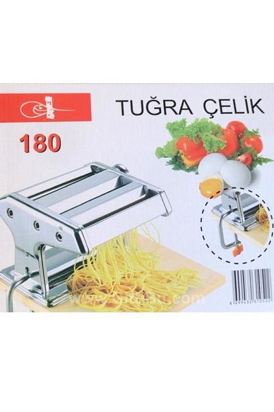 TuğraÇelik Tuğra Çelik Noodle and Pasta Machine 180 mm 3 Functions