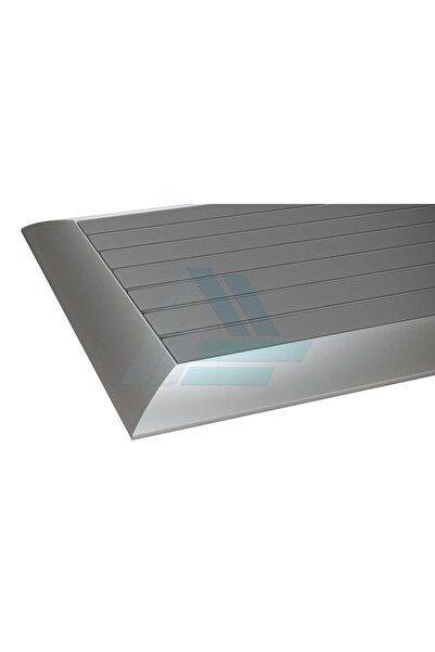 Ankadex 60x90cm Kauçuk Yüzeyli 25mm Yükseklikte Alüminyum Paspas (renk: Gri)