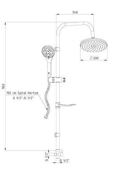 GPD Thermostatic Bathroom Faucet Tbb01 And Robot Shower Set Dst19-2