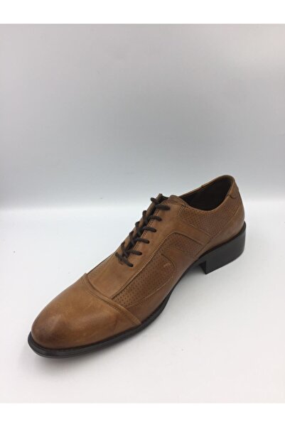 North West حذاء جلدي كاجوال كلاسيكي برباط باللون البني للرجال