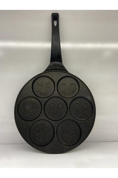 Bayev Cast Emoji Pancake Pan - Black -