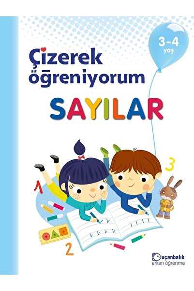 Tudem Yayınları أنا أتعلم من خلال رسم السمكة الطائرة - للأعمار من 3 إلى 4 سنوات