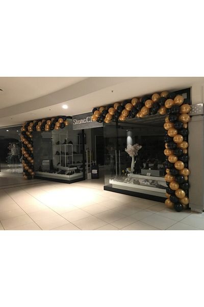 HBK Gold Metallic Balloon 100 Pieces