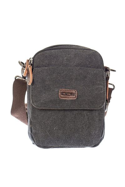 ÇÇS Black Unisex Crossbody Bag 31067