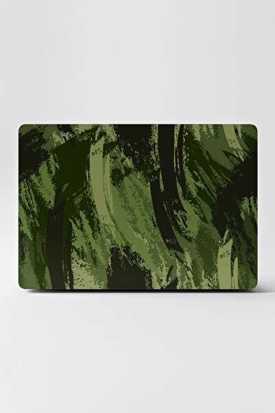 TUGİBU Laptop Sticker Plating Notebook Macbook Camouflage Green