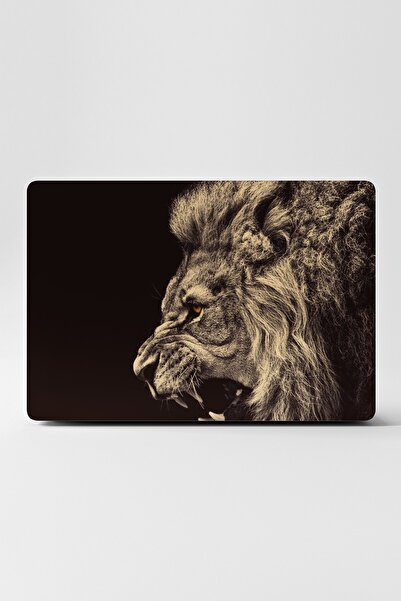 TUGİBU Laptop Sticker Kaplama Notebook Macbook Aslan