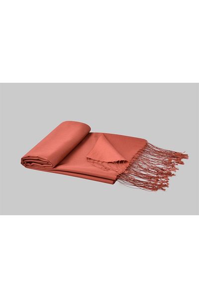 ARMANDA 100% Silk Brick Color Shawl