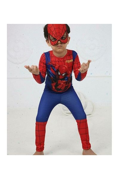 SPIDERMAN Boy's Spiderman Costume New Spiderman Costume with Mask