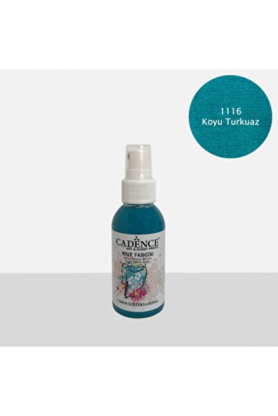 Cadence 1116 Koyu Turkuaz Sprey Kumaş Boyası