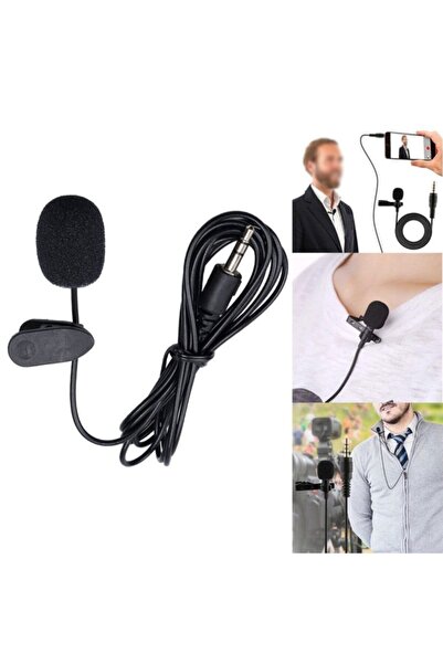 YK Design Yk Desing Yaka Mikrofonu 3.5mm Stereo Jaklı Yaka Mikrofonu