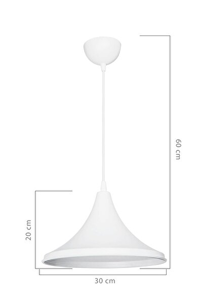 Modelight Kobe Tekli Sarkıt Beyaz