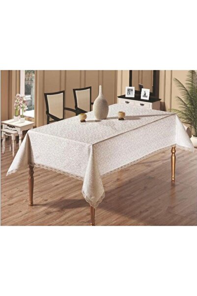 halıpera Covor de marcă pentru 8 persoane 160x220 Față de masă cu dantelă albă
