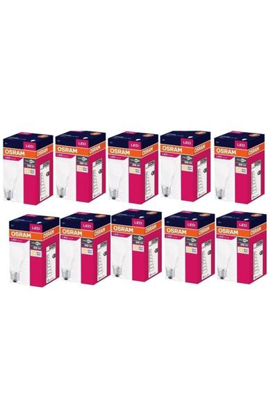 Osram 10'lu Avantaj Paket 8.5w E27 Led Ampul Beyaz Işık