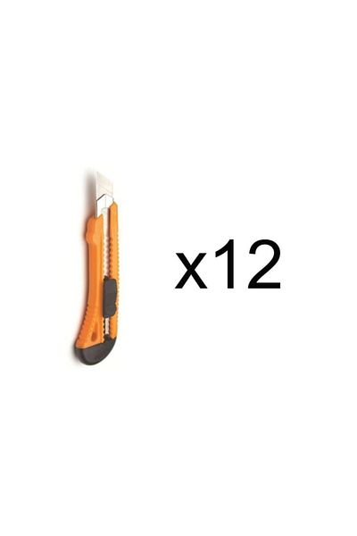 Mas 565 Metal Mouth Utility Knife (large) 12 Pieces