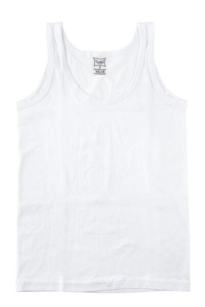 Tutku Underwear Boy's Strappy Ribbed Undershirt, Pack of 6