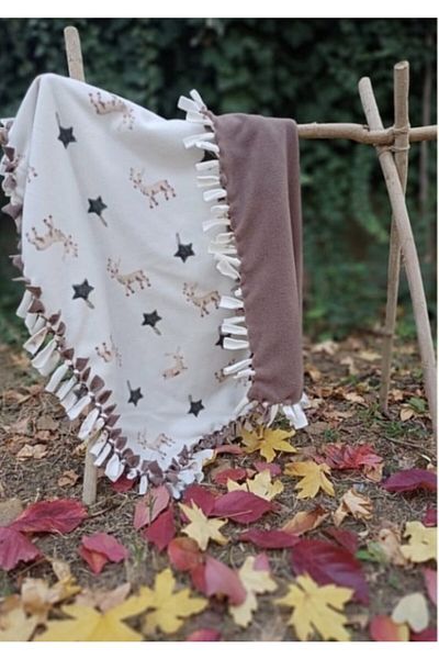 pawin Special Design Cat Dog Blanket with Deer 85*75 Cm