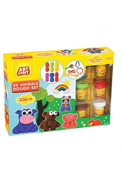 DEDE Art Craft Three Dimensional Animals Play Dough Set