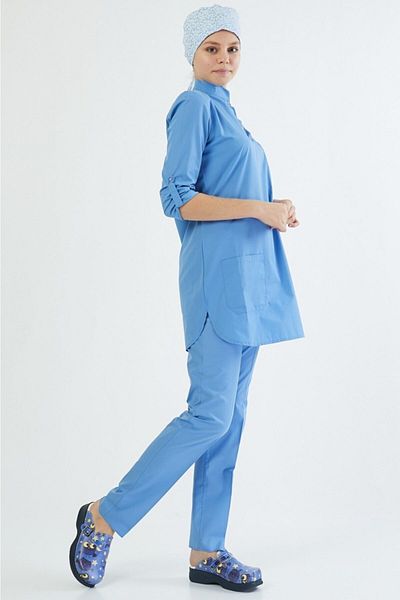 Owlet Medikal Set uniformă hijab albastru