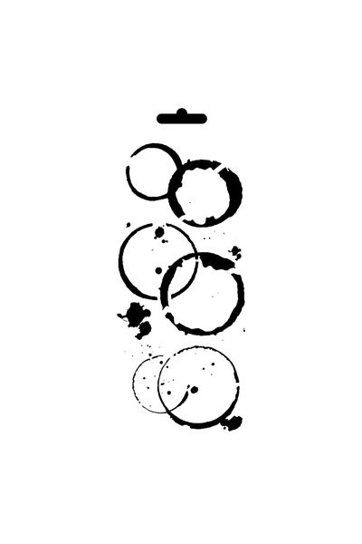 grimavihobisanat Stencil Template 10*25cm Mu26