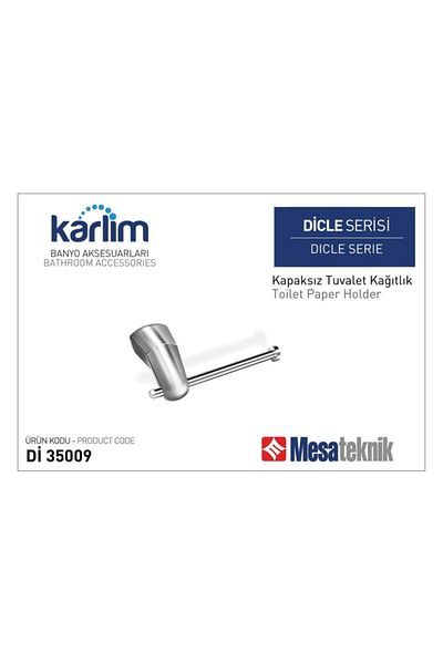 Mesateknik حامل ورق التواليت بدون غطاء من سلسلة ميسا كارليم ديكل كروم (Di35009)