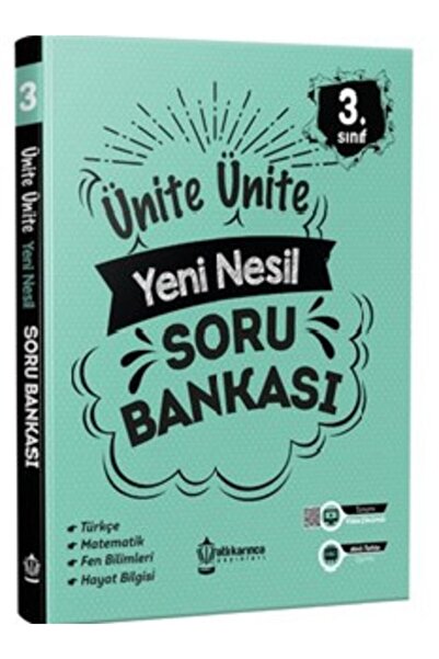 Atlı Karınca Yayıncılık 3.sınıf Ünite Ünite Yeni Nesil Soru Bankası