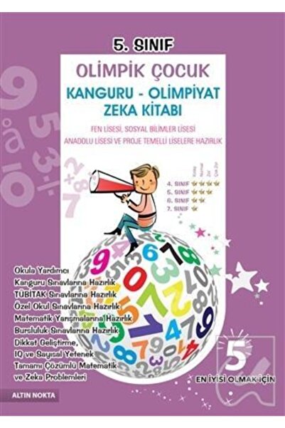 Altın Nokta Basım Yayın 5. Sınıf Olimpik Çocuk Kanguru - Olimpiyat Zeka Kitab...