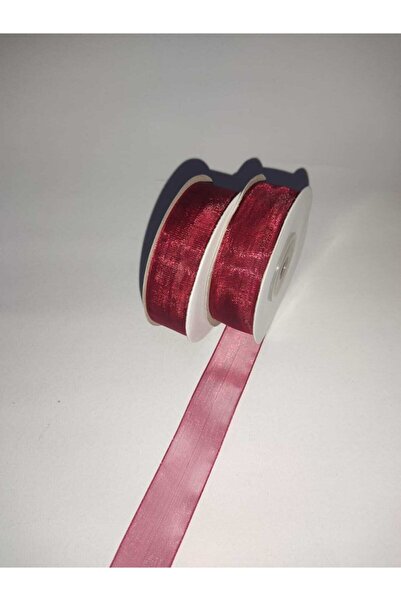 Özcan Ambalaj Panglică Organza 2 Cm, Roșu Claret – Panglică