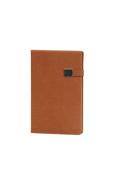 Liva Promosyon Thermo Leather Undated Agenda Lined Notebook Cream Color Paper