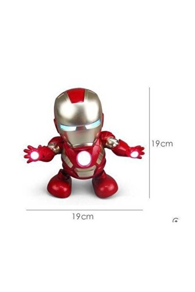 Genel Markalar Demir Adam Ironman Oyuncak Hareketli Işıklı Dans Eden Robot 3 Farklı Müzikli