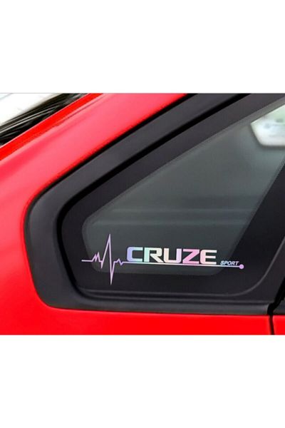 TSC Autocolant Chevrolet Cruze Geam Lateral Ușă Auto 20 Cm X 7 Cm Holo-chroma