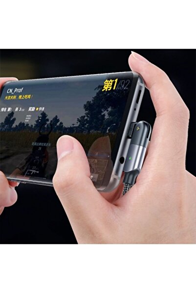 Ally Mobile Ally 60w Usb Type-c Pd Hızlı Şarj Kablosu 2metre Döner Başlıklı Kablo Siyah