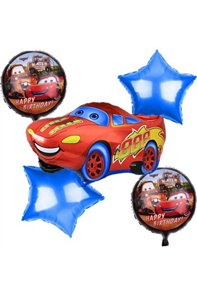 Happyland مجموعة بالونات فويل مطبوعة للسيارات مكونة من 5 قطع، مفهوم السيارات ...
