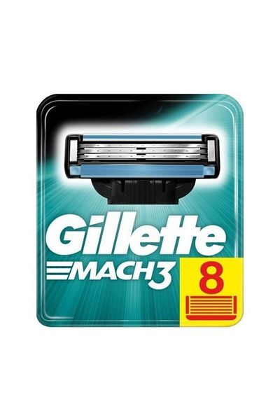 Gillette Mach3 8-Piece Spare 2-Pack