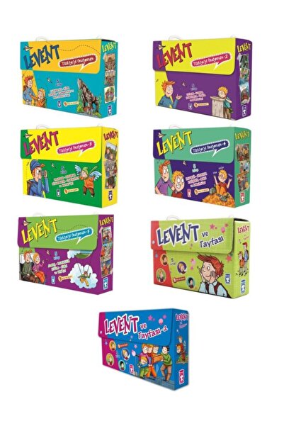 Timaş Çocuk Timaş Levent Türkiye’yi Geziyorum & Levent Ve Tayfası Tam Set (35...