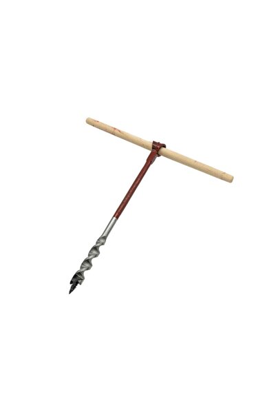 Titi Boyunduruk Burgu Ahşap Çevirmeli El Matkap Ucu 34 mm