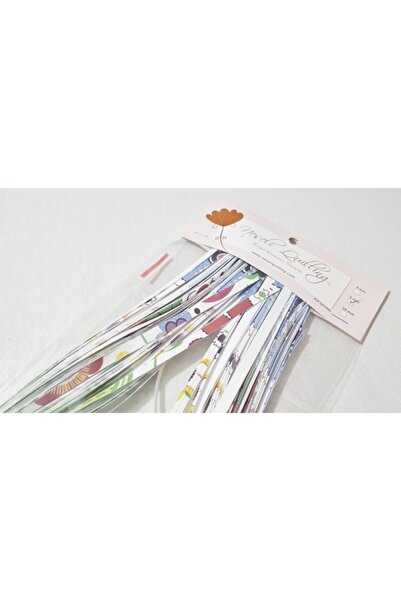 Neşeli Quilling Desenli Kağıt Şerit 5mm