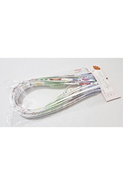 Neşeli Quilling Desenli Kağıt Şerit 5mm