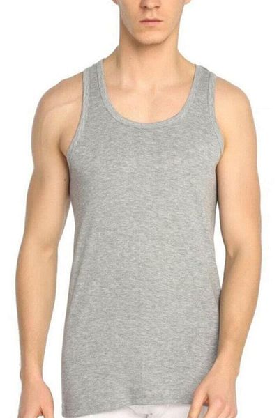 MODY Men's Gray Rambo Undershirt - Cotton Athlete Undershirt 2 Pack