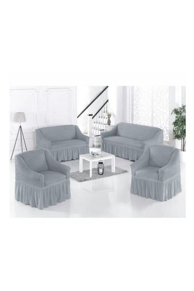 Nusret Bürümcük Sofa Set Cover 3+2+1+1_grey
