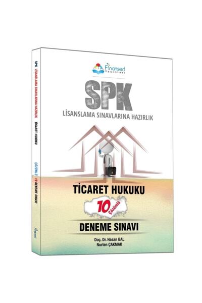 Finansed Yayınları Spk Ticaret Hukuku Çözümlü 10 Deneme Sınavı