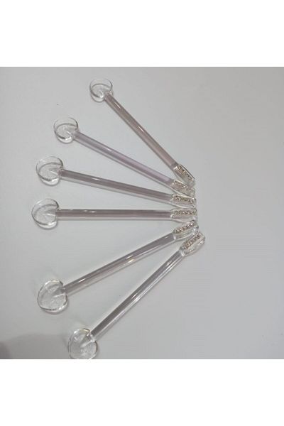 Paşabahçe Handmade Glass Teaspoon Set 6 Pieces