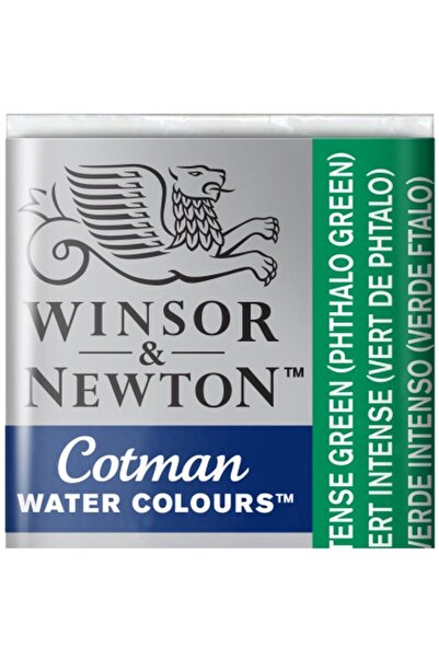 Winsor Newton Cotman Yarım Tablet Suluboya N:329 Intense Green