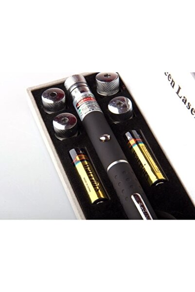 Genel Markalar Yeşil Lazer Pointer 2000 Mw 15 Km Etkili (10 Başlıklı)