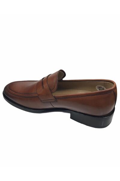 Fosco Erkek Taba Bağcıksız Hakiki Deri Günlük Ayakkabı 2005