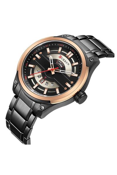 Curren 8319 Casual Calendar Steel Men's Wristwatch